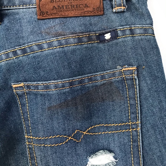 Lucky Brand Boys Billy Straight Jeans with Patches - Picture 7 of 11